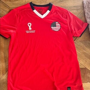 Red FIFA World Cup Men's Jersey